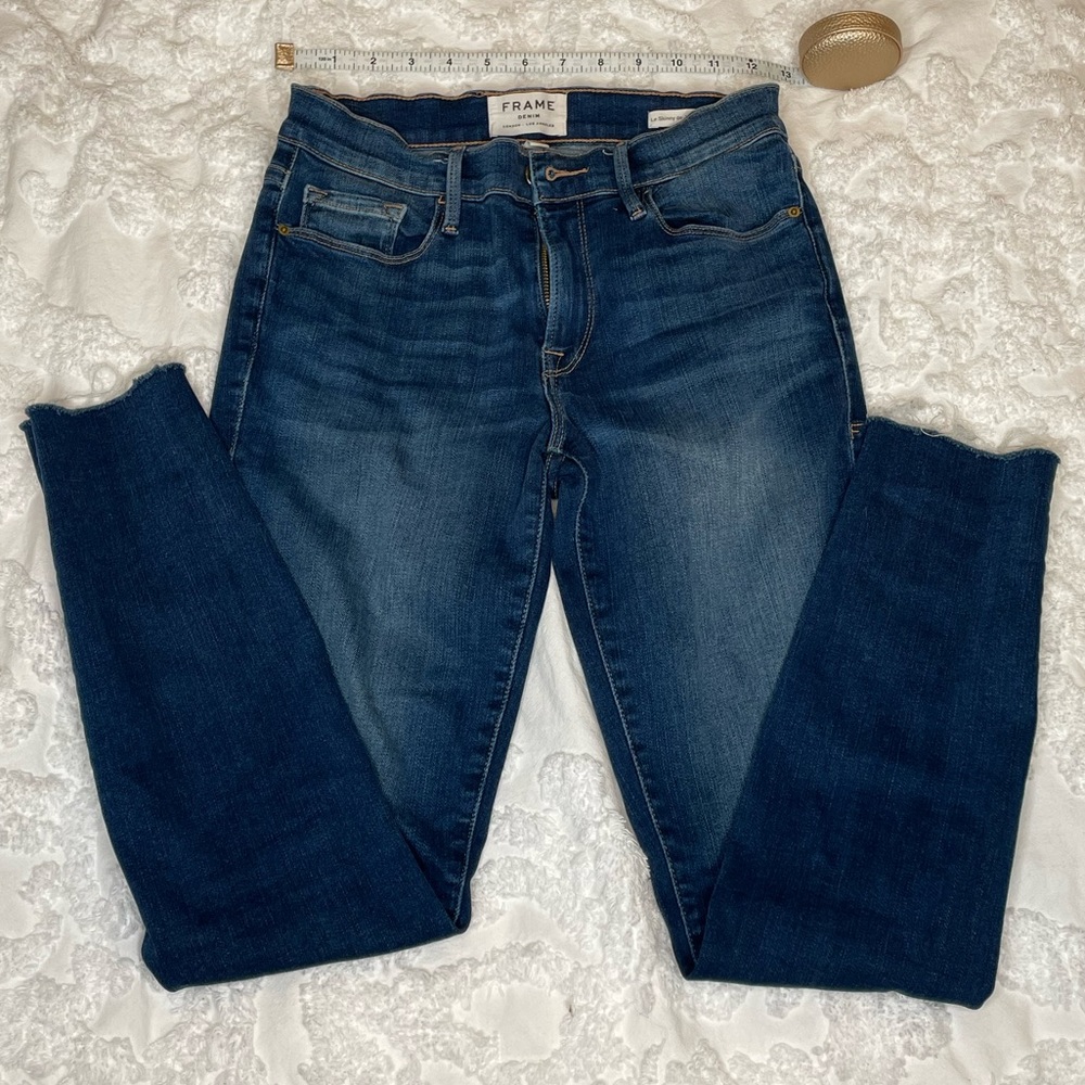FRAME Denim Le Skinny de Jeanne Crop